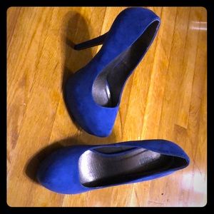 Blue heels